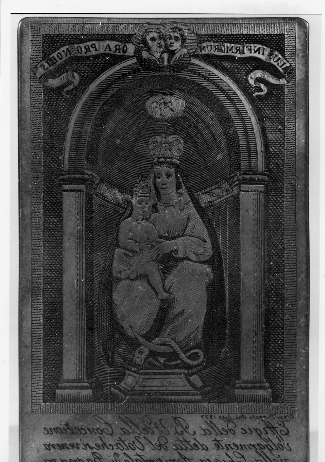 Madonna del Voto, Madonna Immacolata (matrice) di Bianchi Alesssandro (sec. XIX)