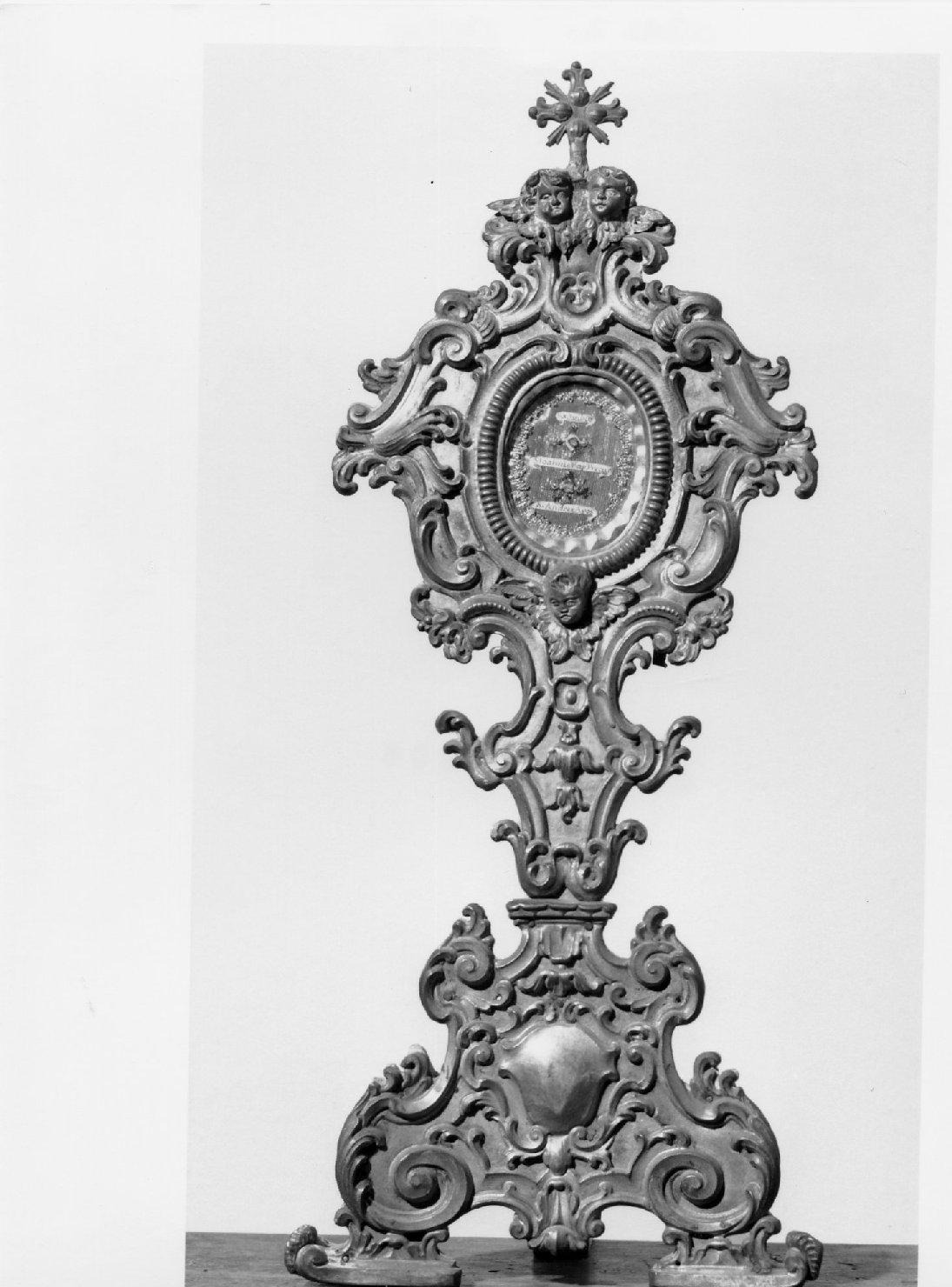 reliquiario - a ostensorio - bottega romagnola (sec. XVIII)