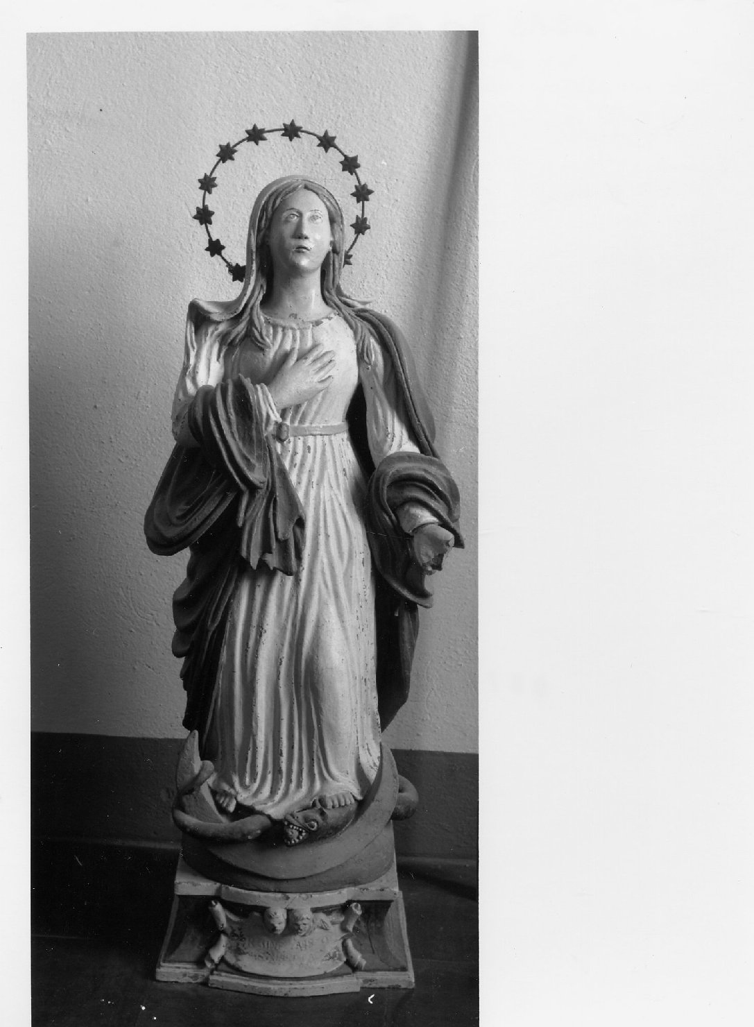 Madonna Immacolata (statuetta devozionale) - bottega romagnola (sec. XVIII)