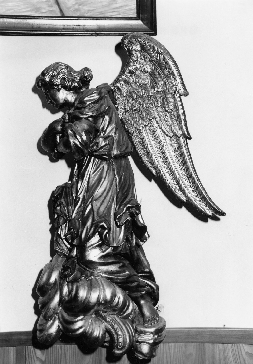 angelo (scultura, insieme) - bottega romagnola (sec. XIX)