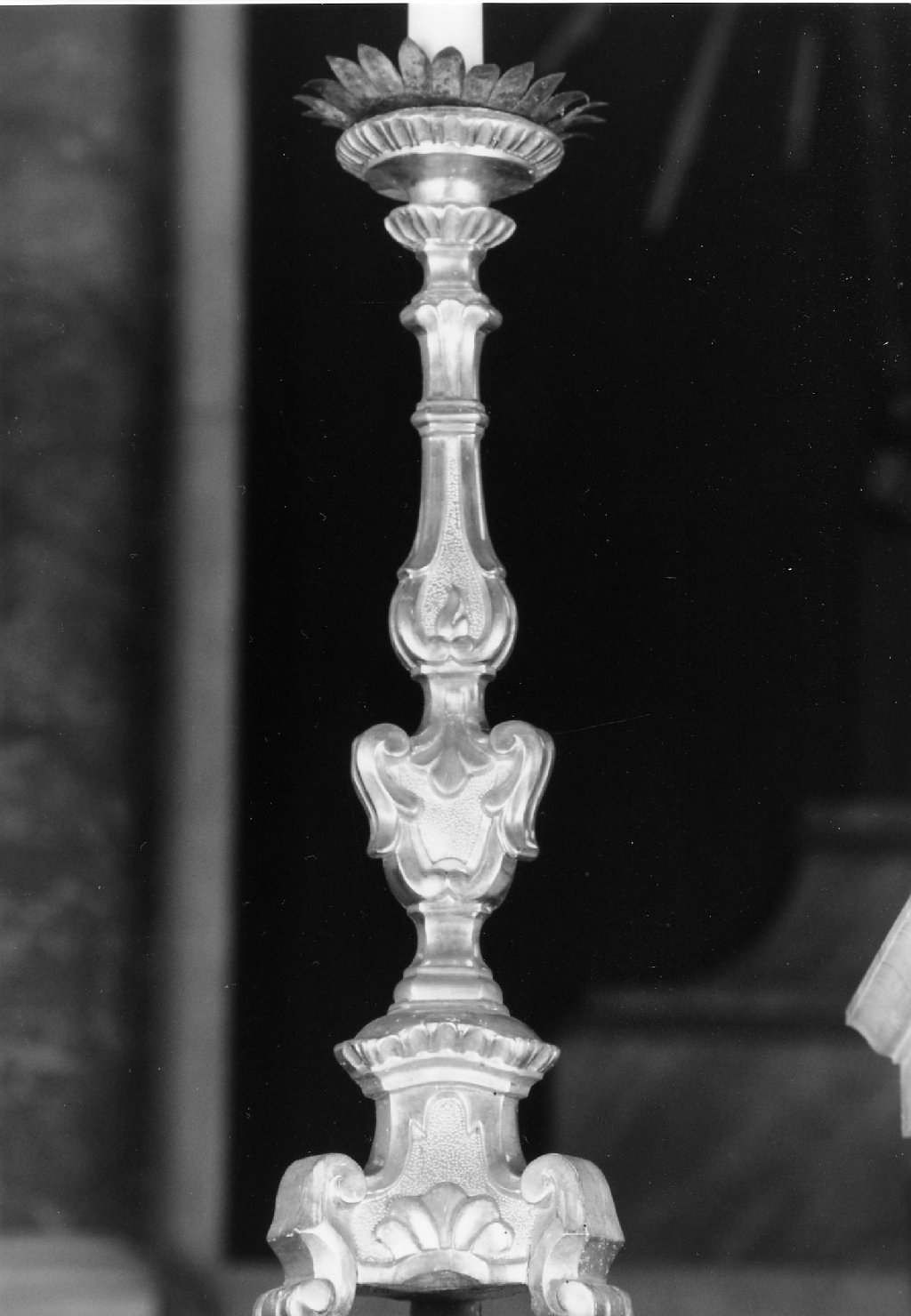 candeliere - manifattura romagnola (seconda metà sec. XIX)