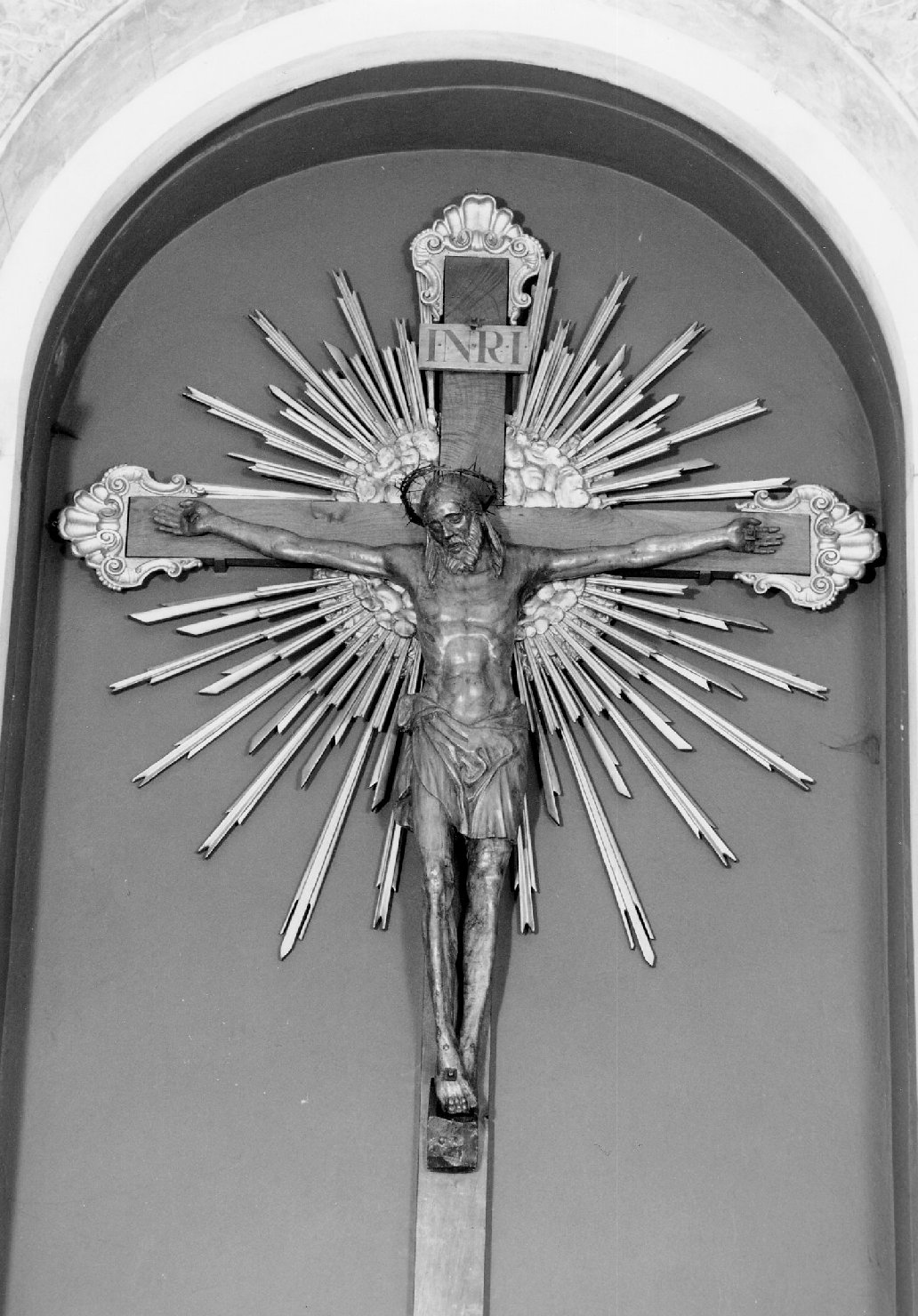 Cristo crocifisso (scultura) - bottega italiana (sec. XVI)