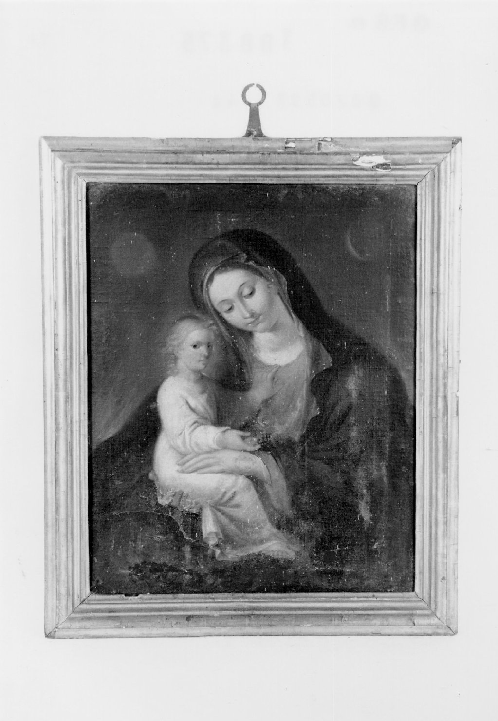 Madonna del fuoco, Madonna con Bambino (dipinto) di Montanari Stefano (prima metà sec. XIX)