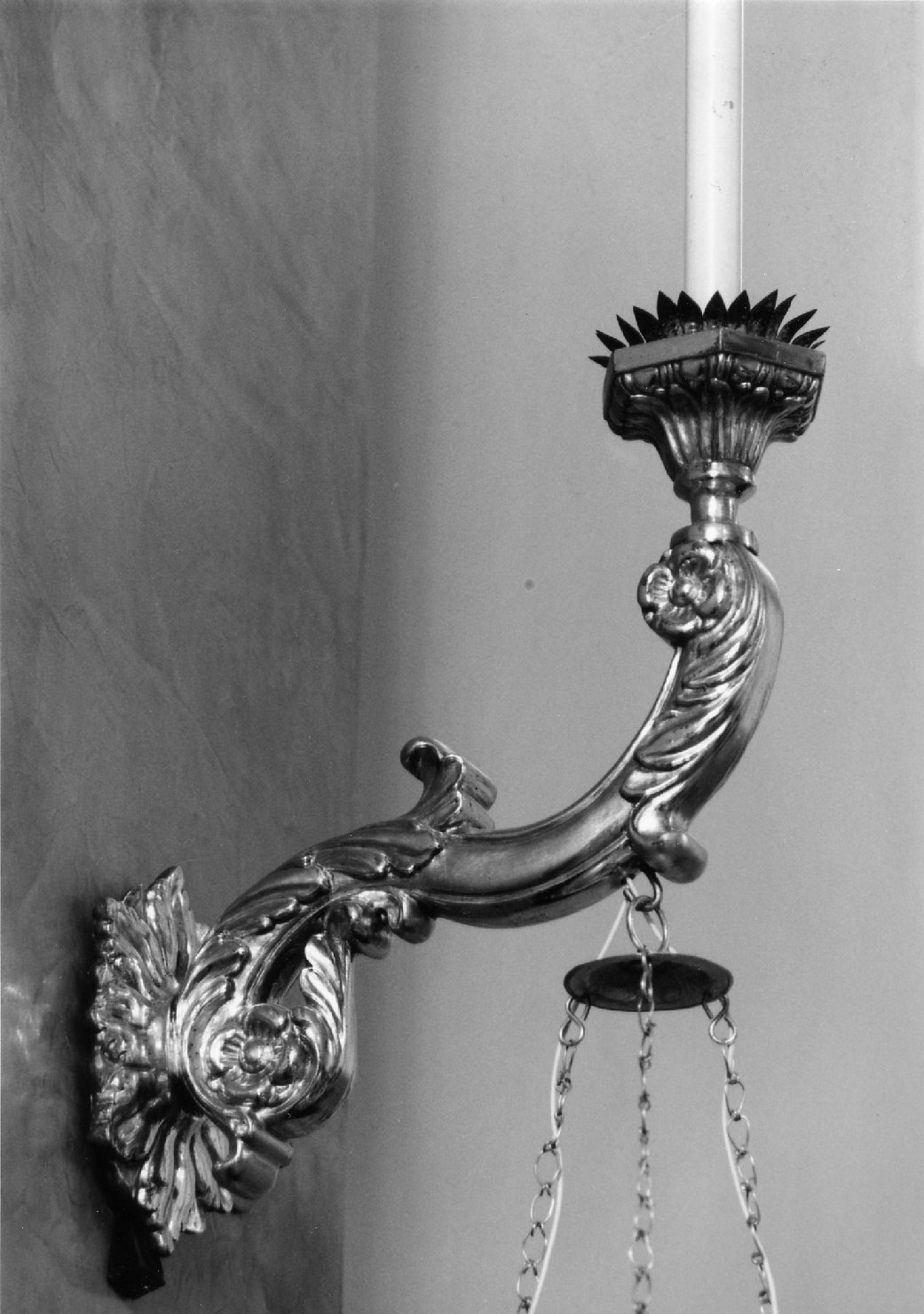 candeliere da parete - manifattura romagnola (sec. XVIII)