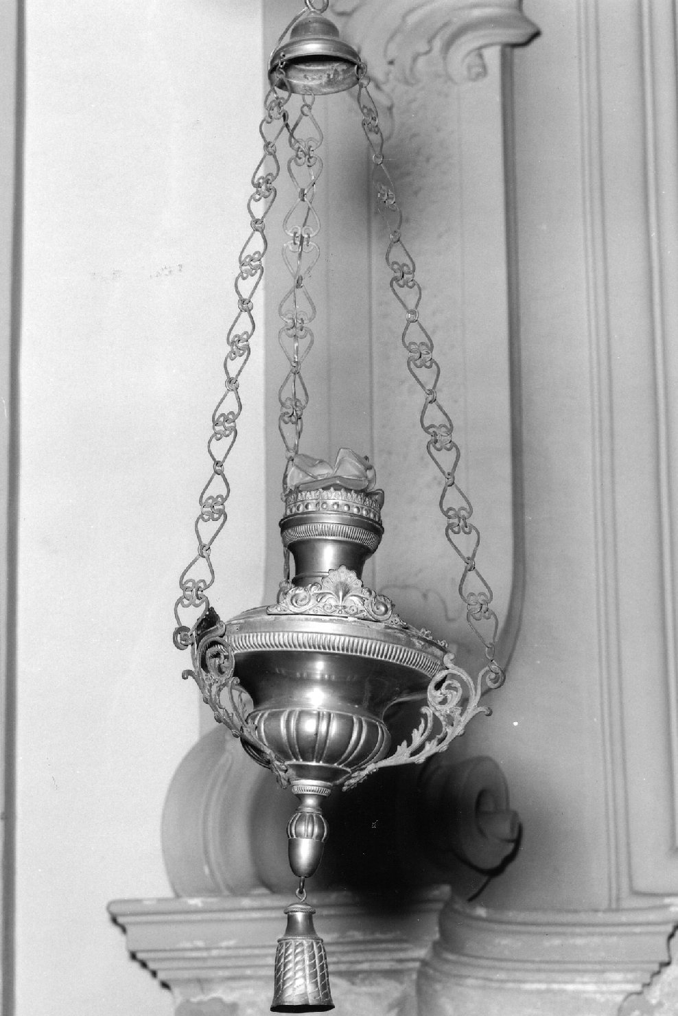 lampada pensile - bottega romagnola (seconda metà sec. XVIII)