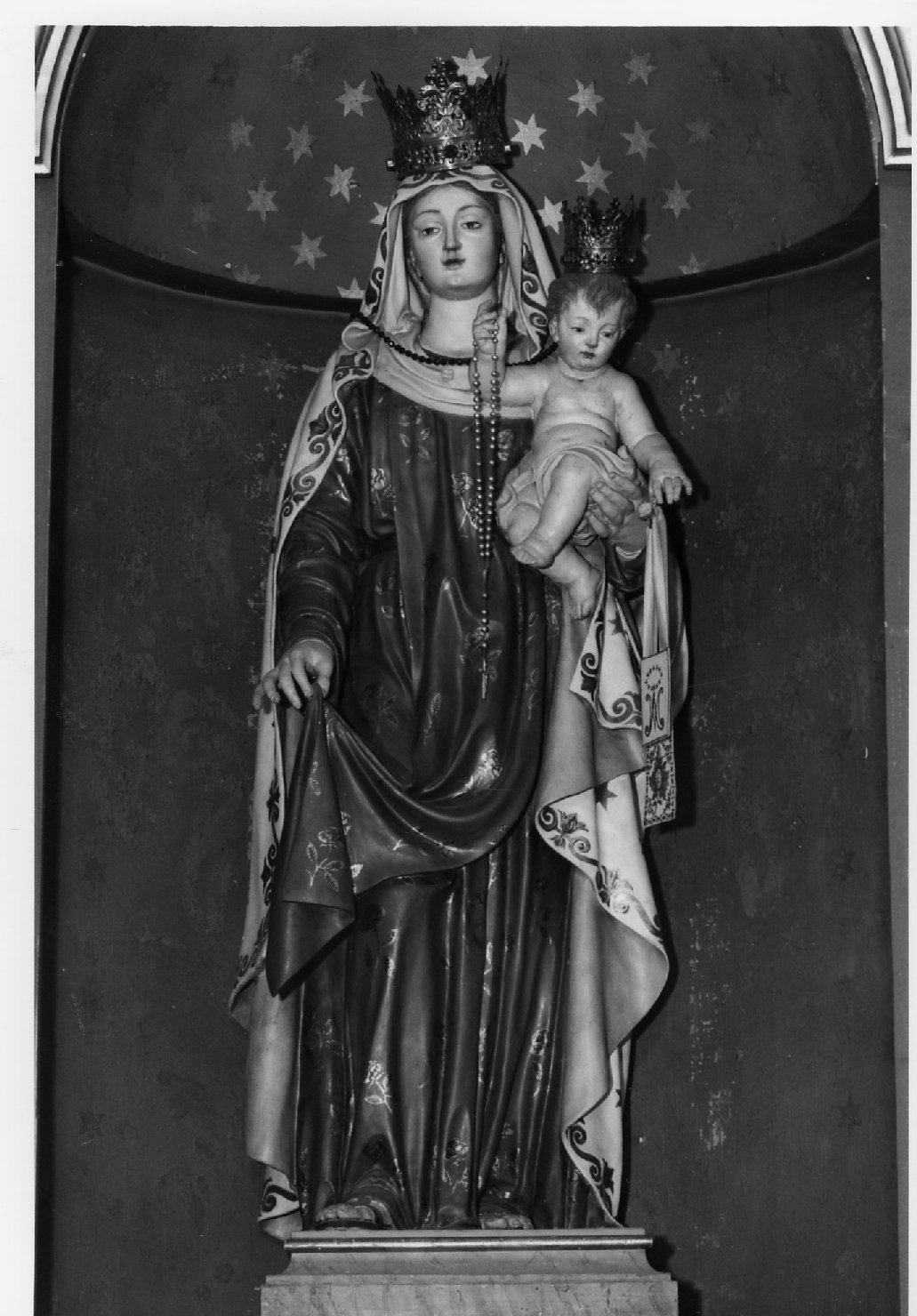 Madonna del Rosario (statua) - bottega emiliano-romagnola (prima metà sec. XIX)