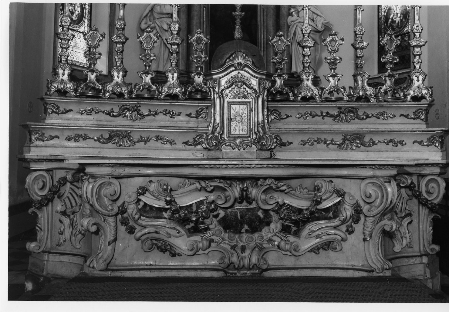 altare maggiore - bottega emiliano-romagnola (metà sec. XVIII)