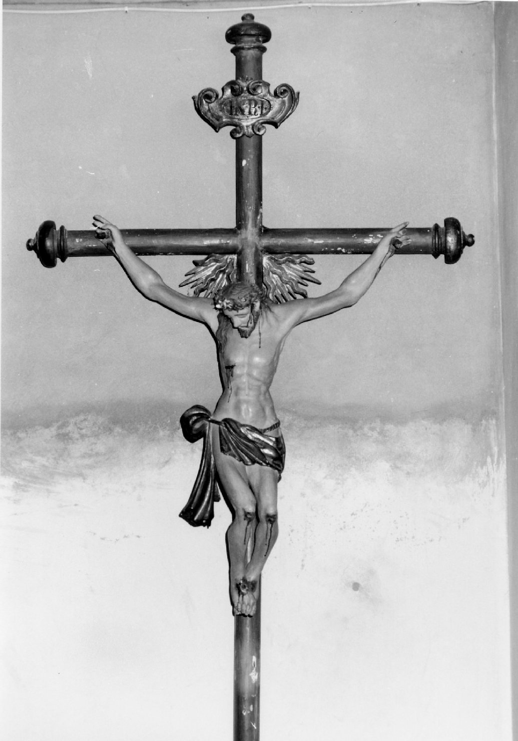 Cristo crocifisso (scultura) - bottega romagnola (metà sec. XVIII)