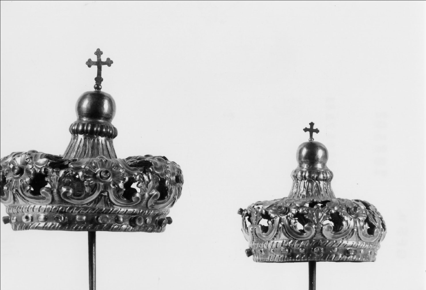 corona da statua, insieme - manifattura emiliano-romagnola (seconda metà sec. XVIII)