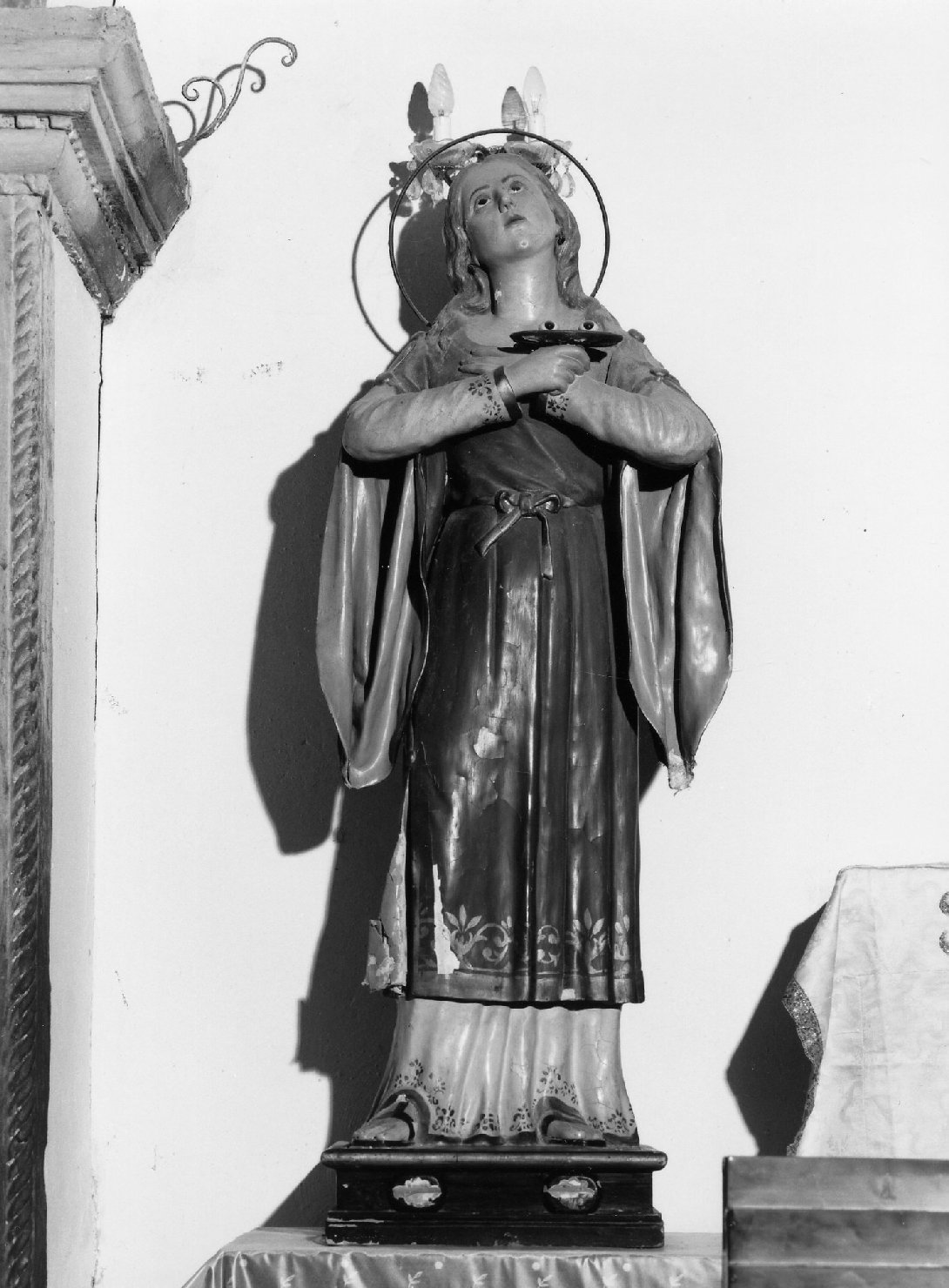 Santa Lucia (statua) - ambito toscano (seconda metà sec. XVIII)