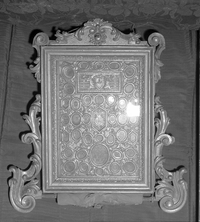 reliquiario - a tabella - bottega romagnola (seconda metà sec. XVIII)