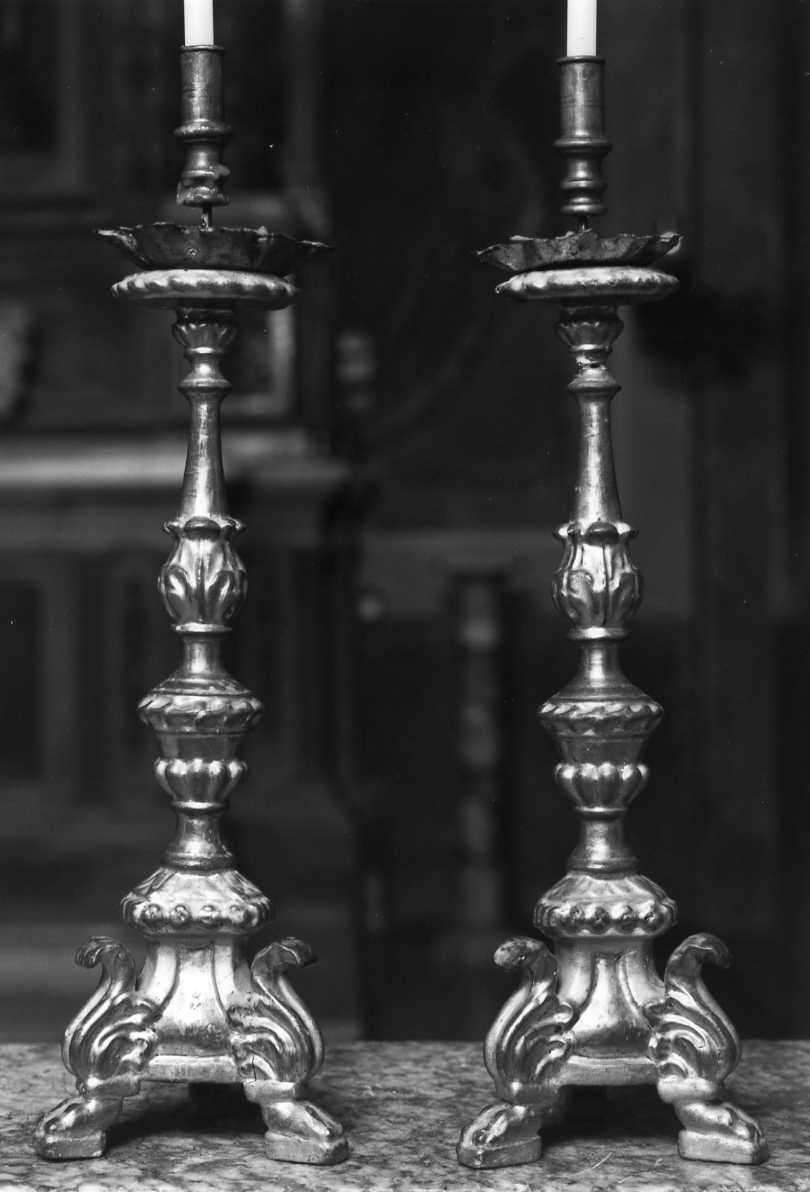 candeliere - bottega bolognese (sec. XVIII)