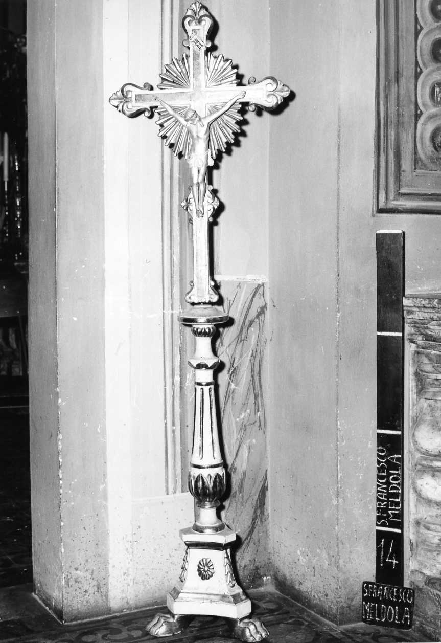 croce d'altare - bottega romagnola (prima metà sec. XIX)