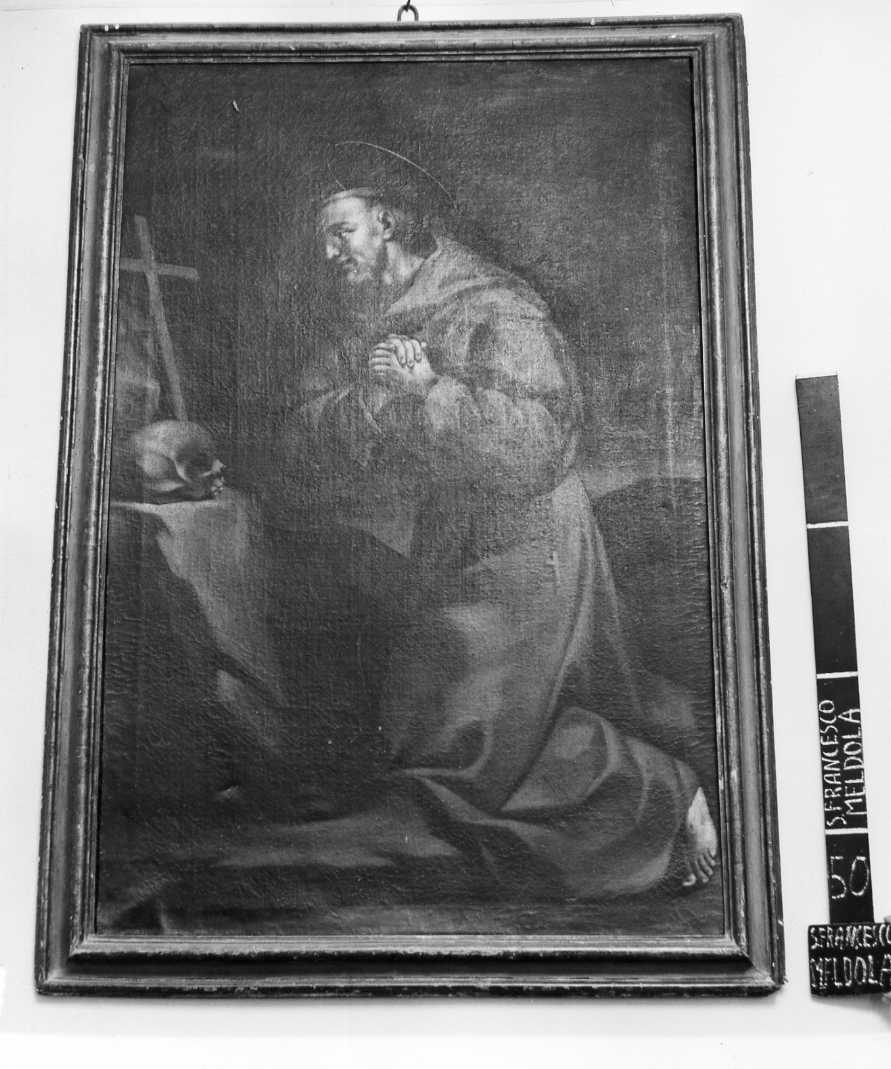 San Francesco in preghiera (dipinto) - ambito romagnolo (seconda metà sec. XVIII)