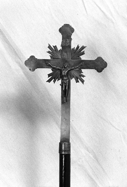 croce processionale - manifattura romagnola (seconda metà sec. XVIII)