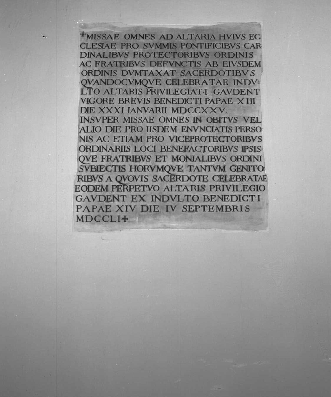 lapide commemorativa - bottega romagnola (sec. XVIII)