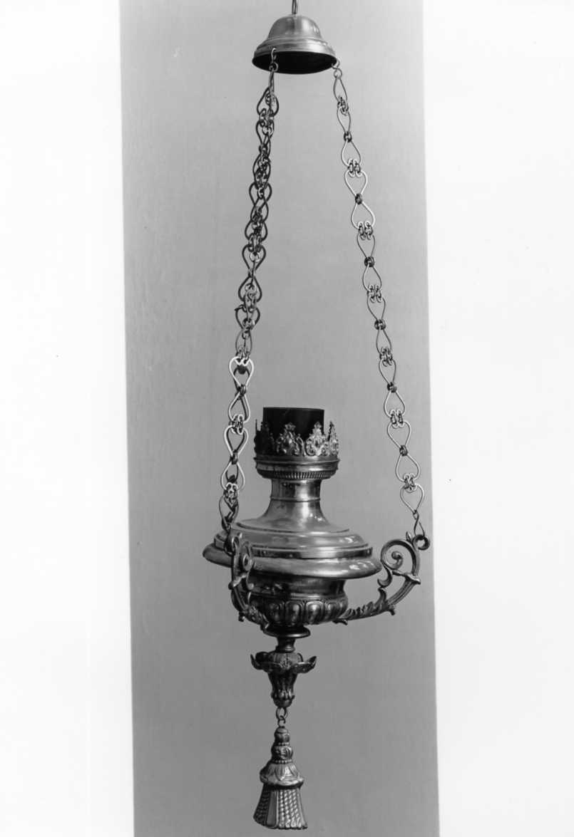 lampada pensile - produzione romagnola (sec. XIX)