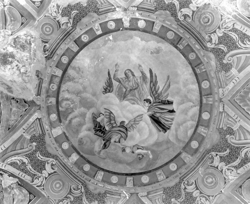 Madonna in gloria (dipinto, elemento d'insieme) di Centofanti Augusto padre (sec. XX)