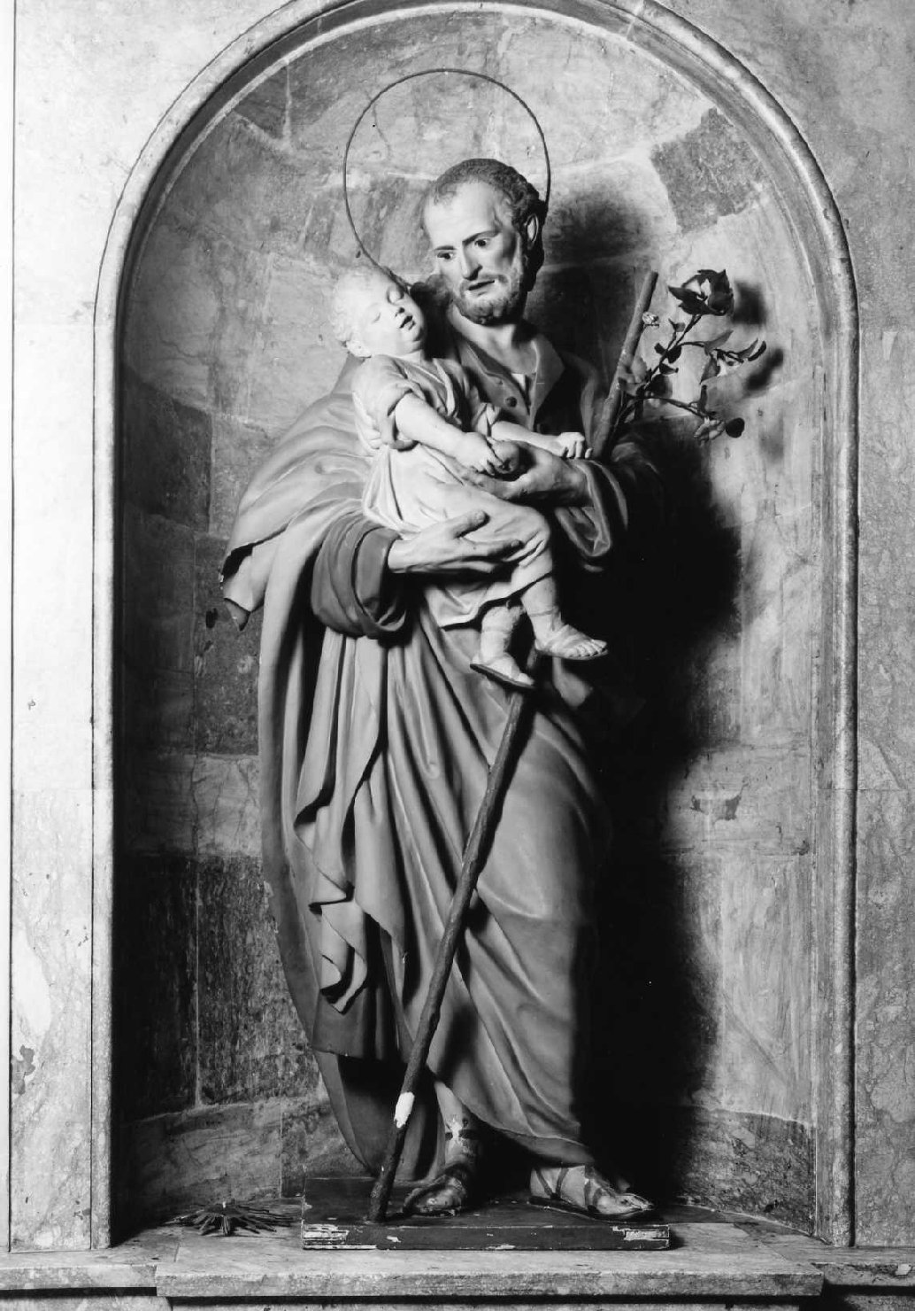 San Giuseppe e Gesù Bambino (statua) - ambito romagnolo (sec. XX)