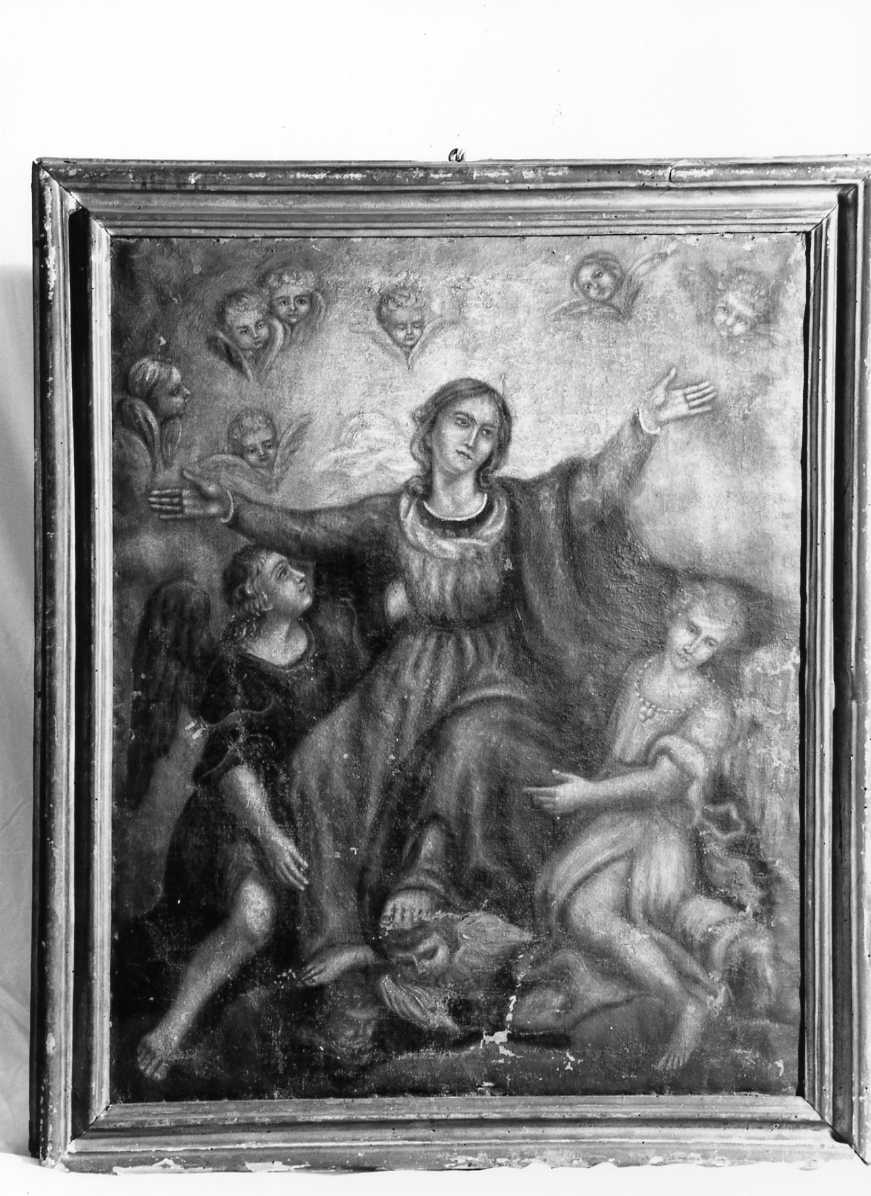 Madonna Assunta con angeli (dipinto) - ambito romagnolo (metà sec. XVIII)