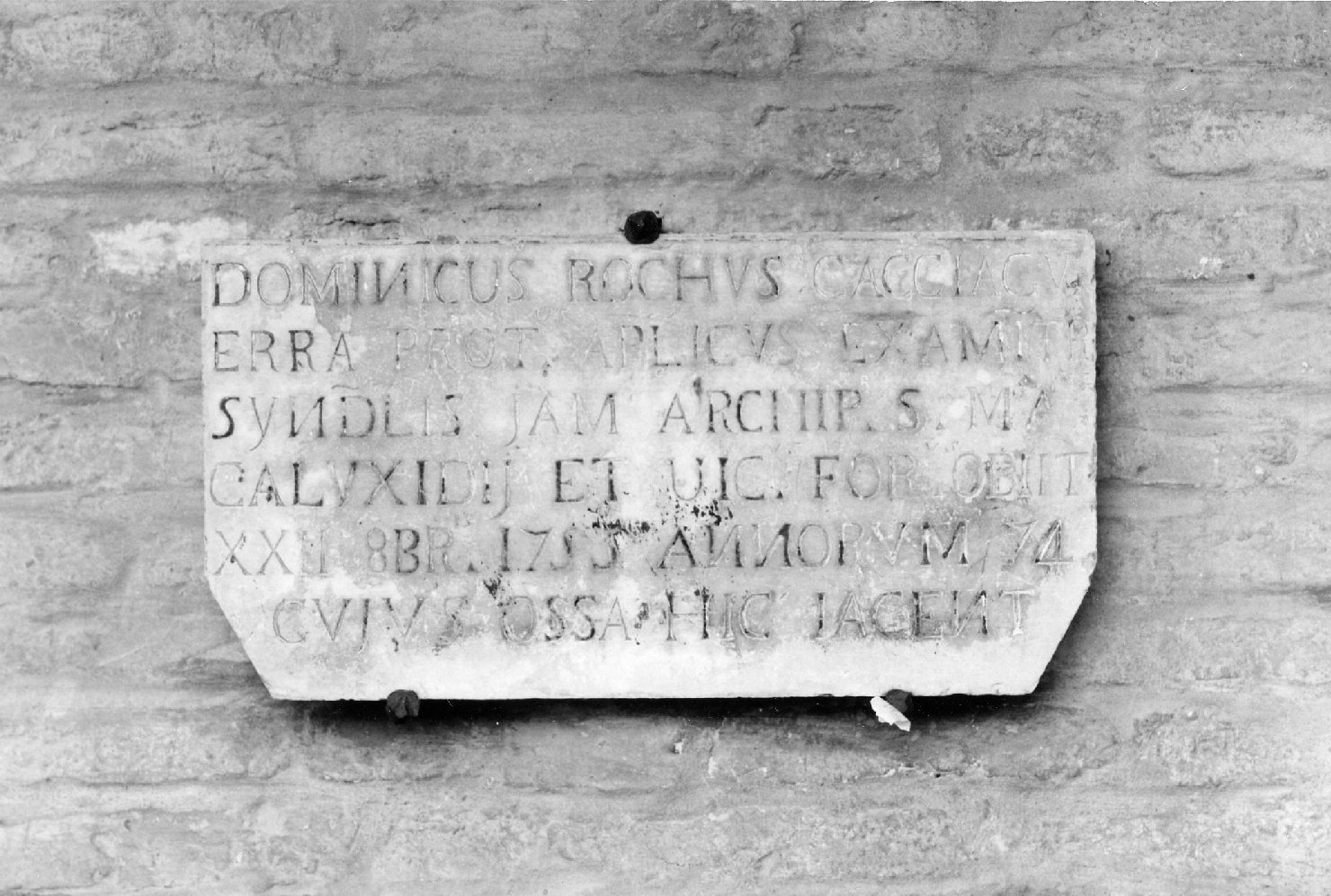 lapide tombale - bottega emiliano-romagnola (sec. XVIII)