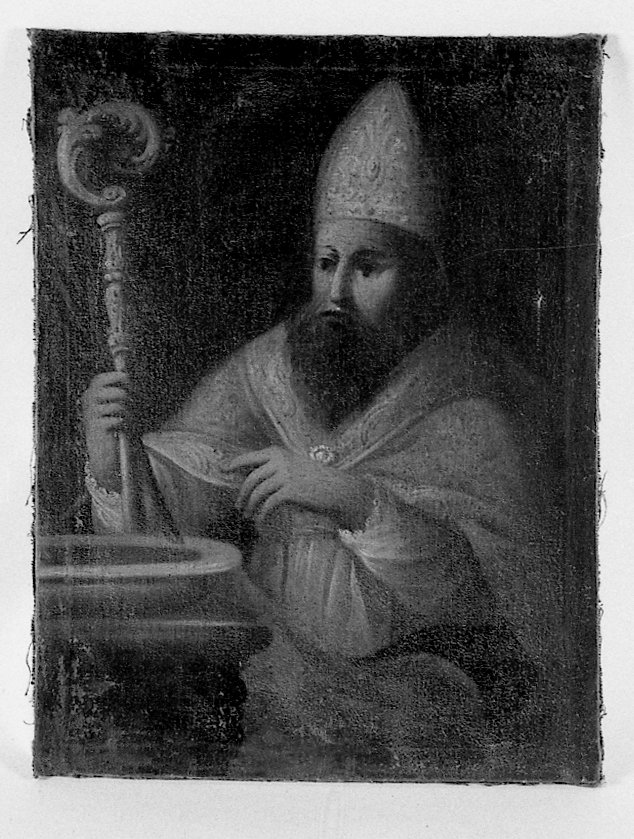 santo vescovo (dipinto) di Andreini Bonaventura (sec. XVIII)