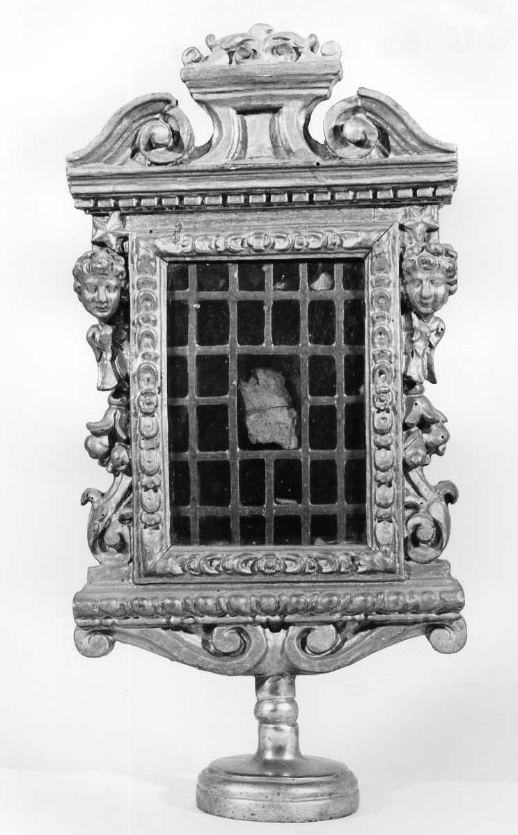 reliquiario - a retablo, serie - produzione romagnola (sec. XIX)