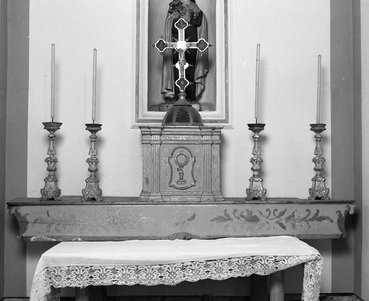 gradino d'altare, serie - bottega tosco-romagnola (secc. XVI/ XVII)