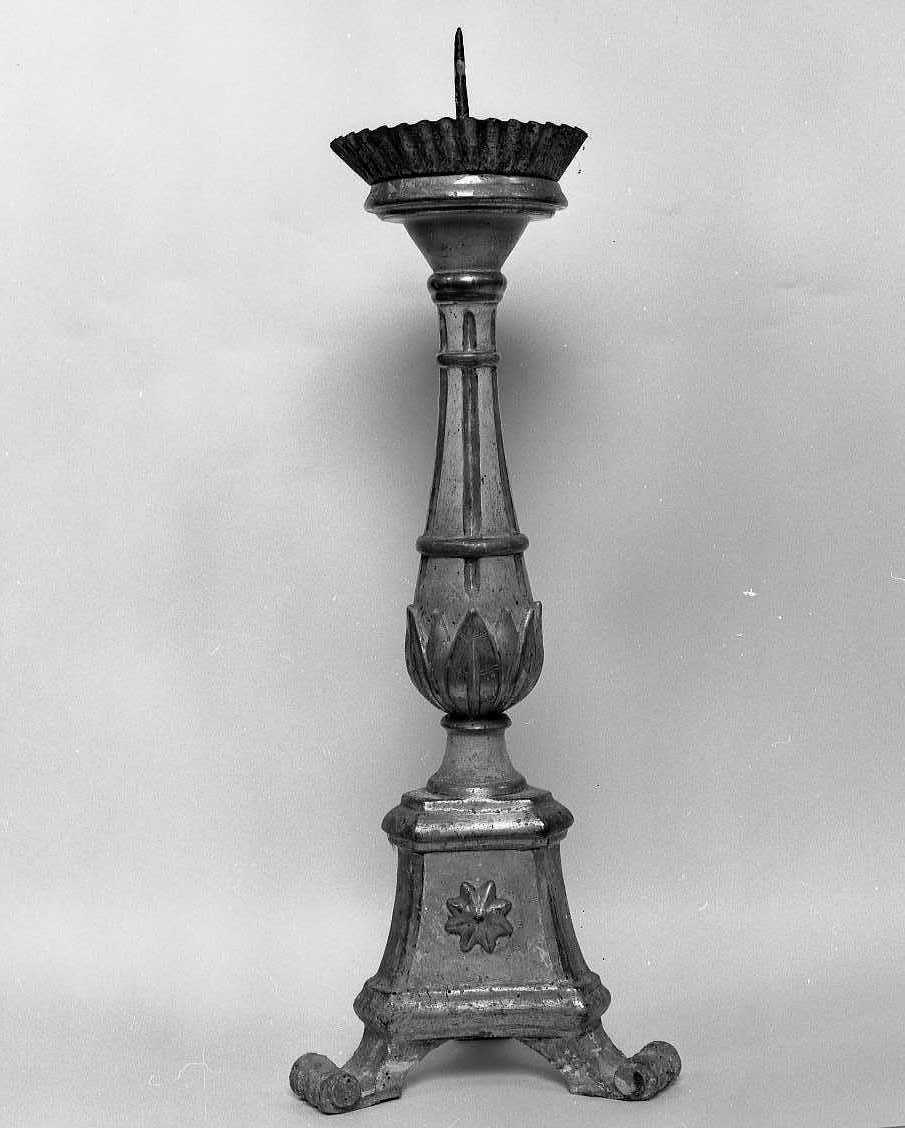 candeliere, serie - bottega romagnola (prima metà sec. XIX)