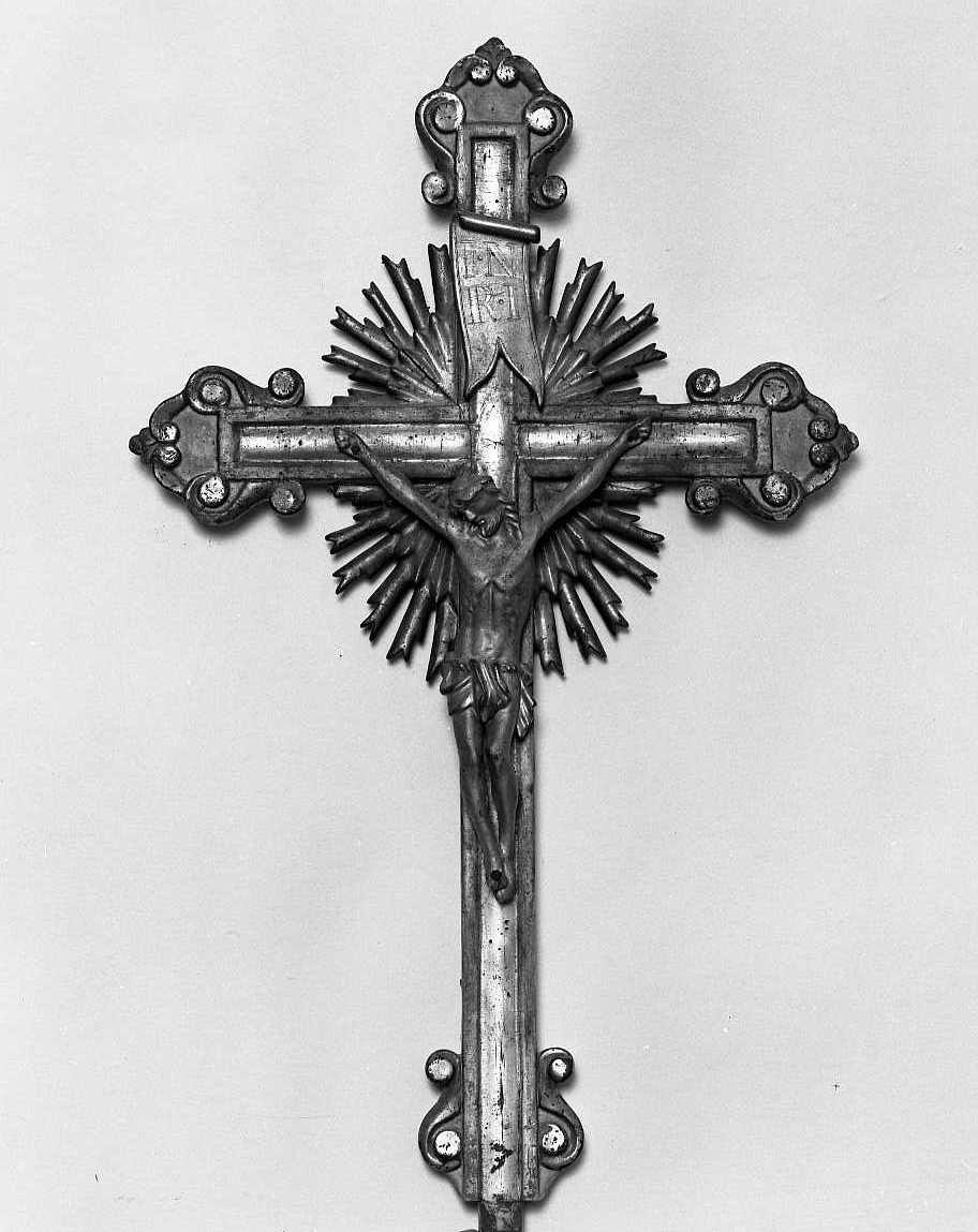 croce processionale - bottega romagnola (sec. XIX)
