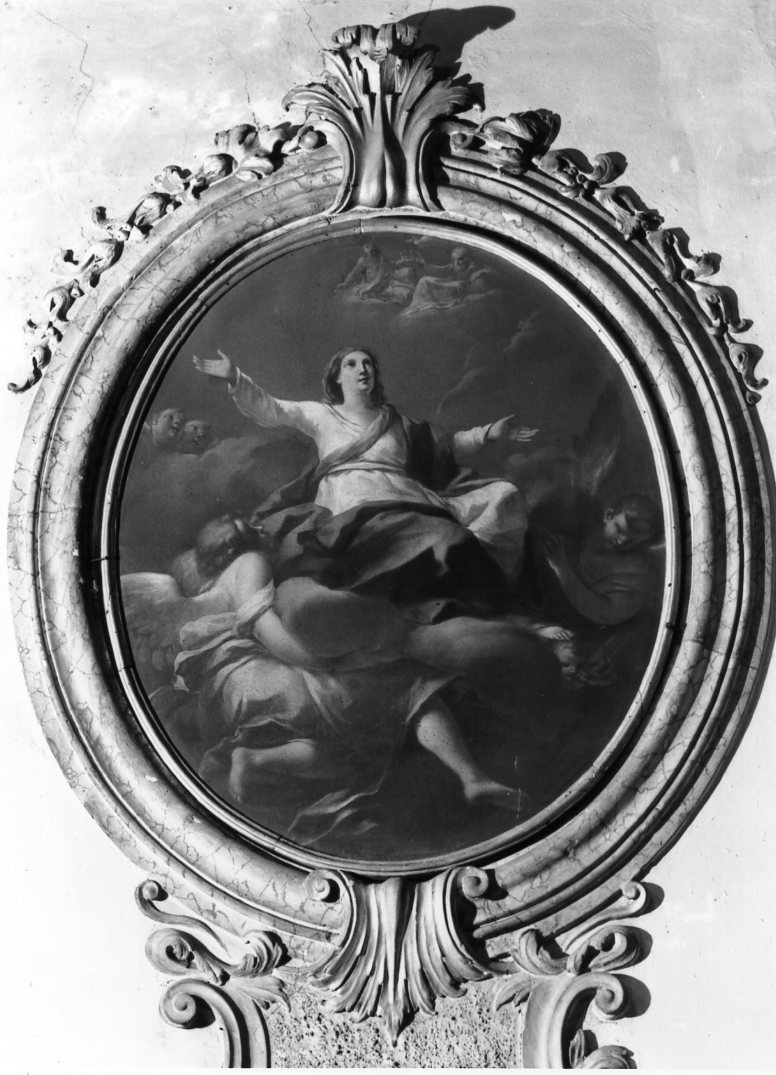 assunzione della Madonna (dipinto) di Belloni Antonio (metà sec. XVIII)