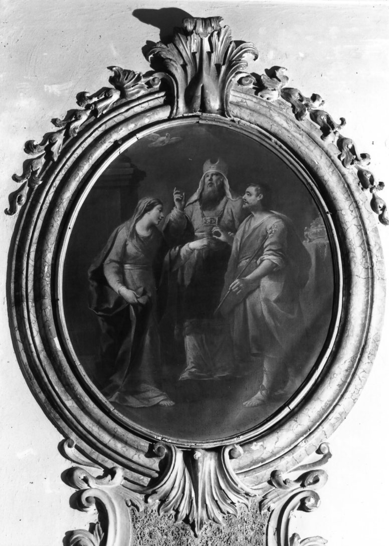 Sposalizio di Maria Vergine (dipinto) di Belloni Antonio (metà sec. XVIII)