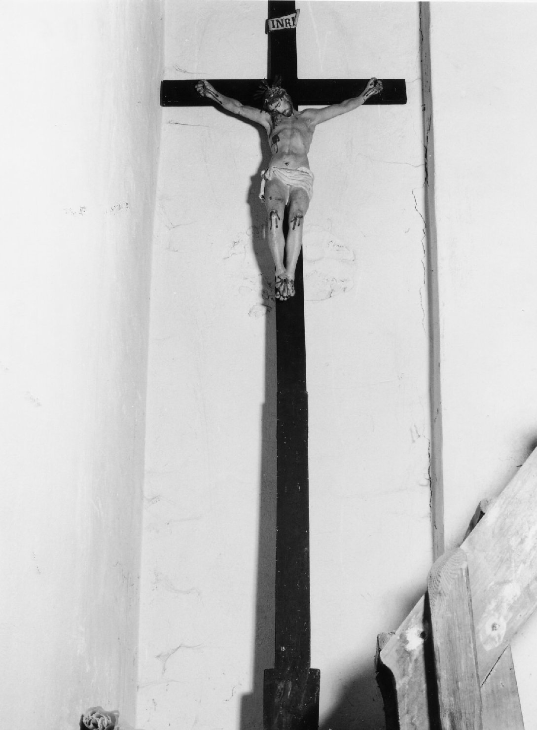 Cristo crocifisso (scultura) - bottega romagnola (metà sec. XIX)