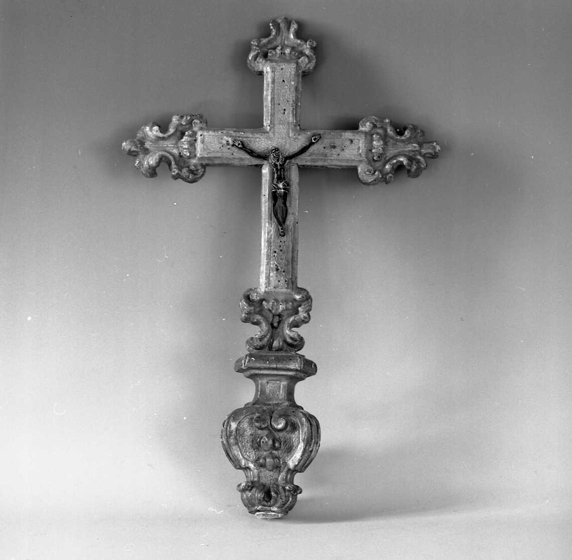croce processionale - bottega romagnola (metà sec. XVIII)