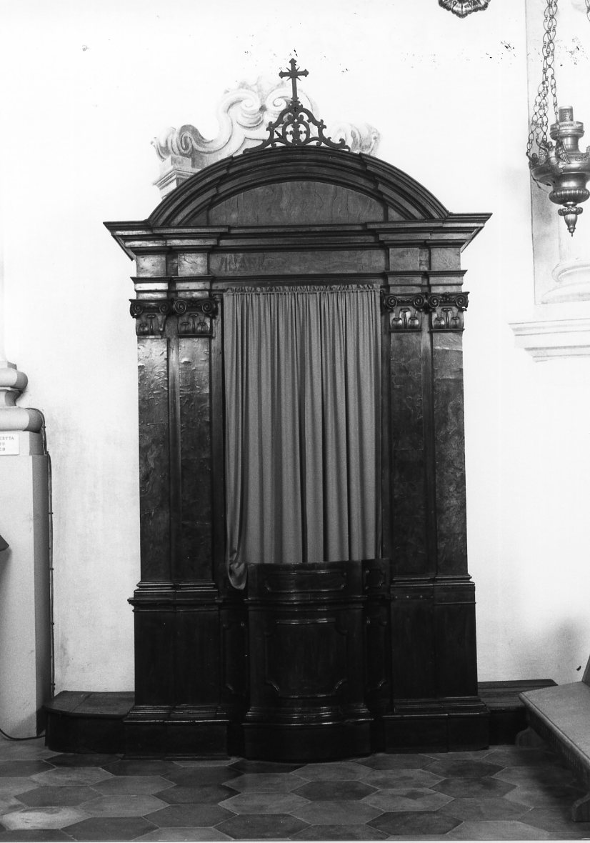 confessionale - manifattura romagnola (prima metà sec. XIX)