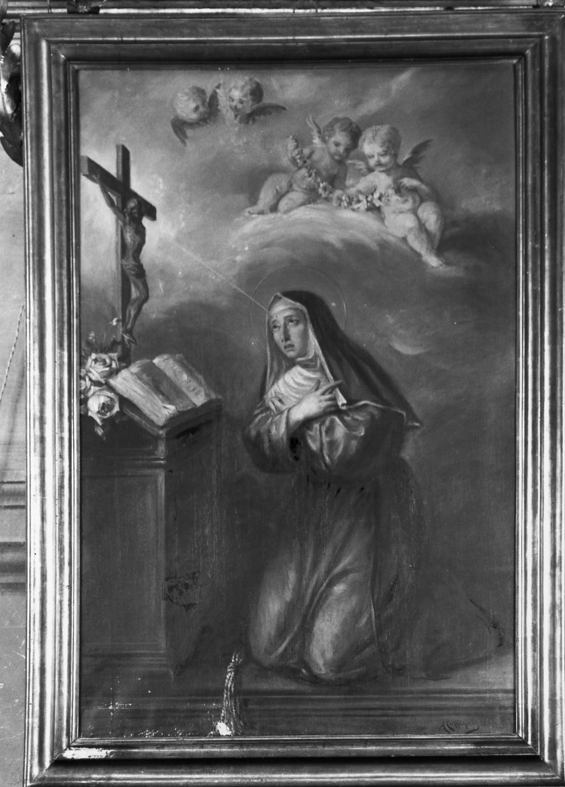 Santa Rita da Cascia (dipinto) di Cassanelli A (sec. XX)