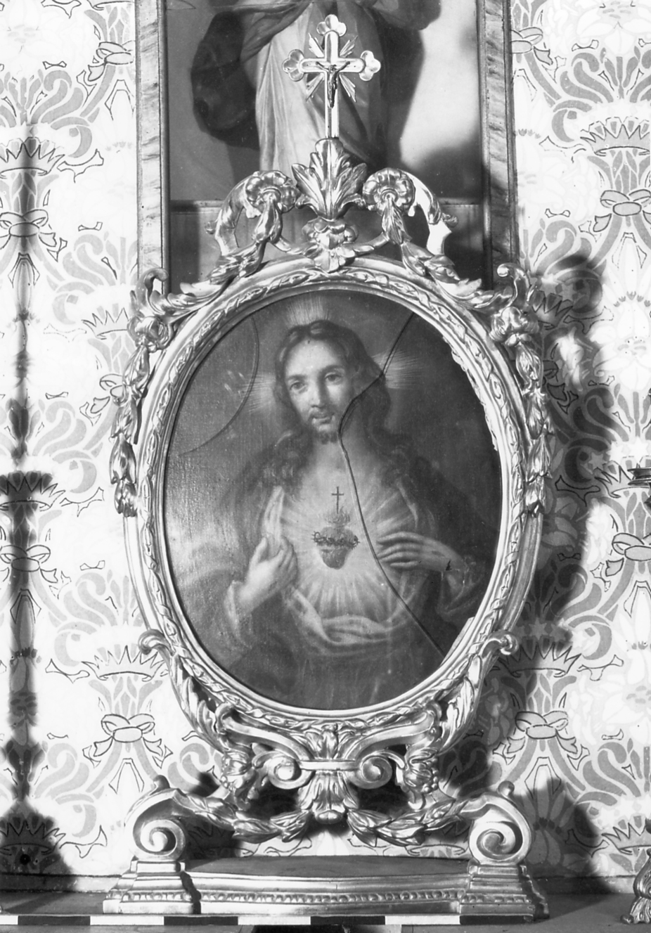 Sacro cuore di Gesù (dipinto) - produzione romagnola (sec. XVIII)
