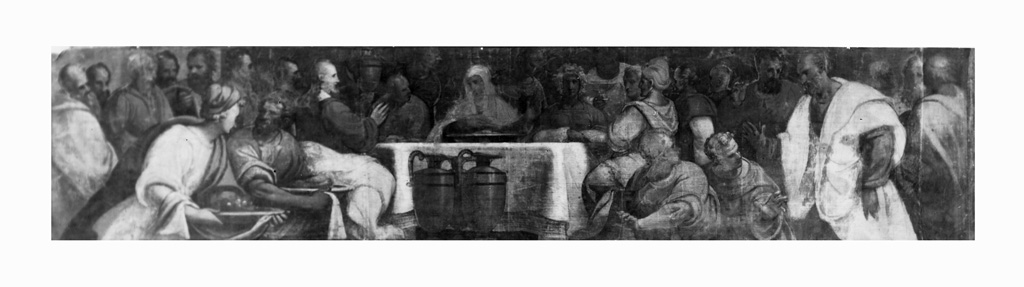 Nozze di Cana (dipinto, elemento d'insieme) di Mazzuoli Giuseppe detto Bastarolo (e aiuti) (sec. XVI)