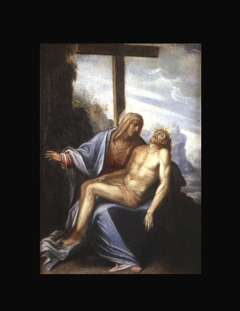 Pietà (dipinto) di Monio Domenico (fine sec. XVI)