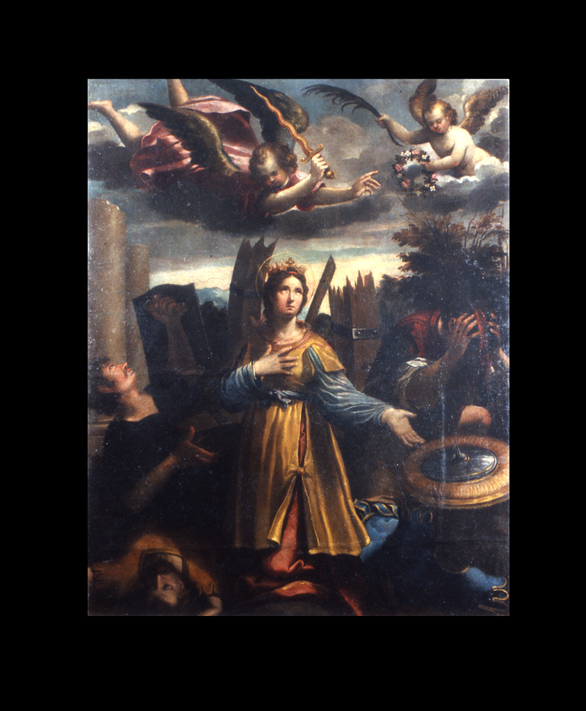 Santa Caterina d'Alessandria (dipinto) di Cromer Giulio (primo quarto sec. XVII)