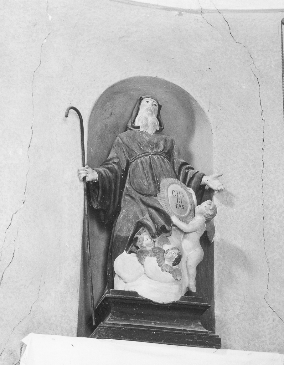 San Francesco di Paola (scultura) - bottega romagnola (sec. XVIII)