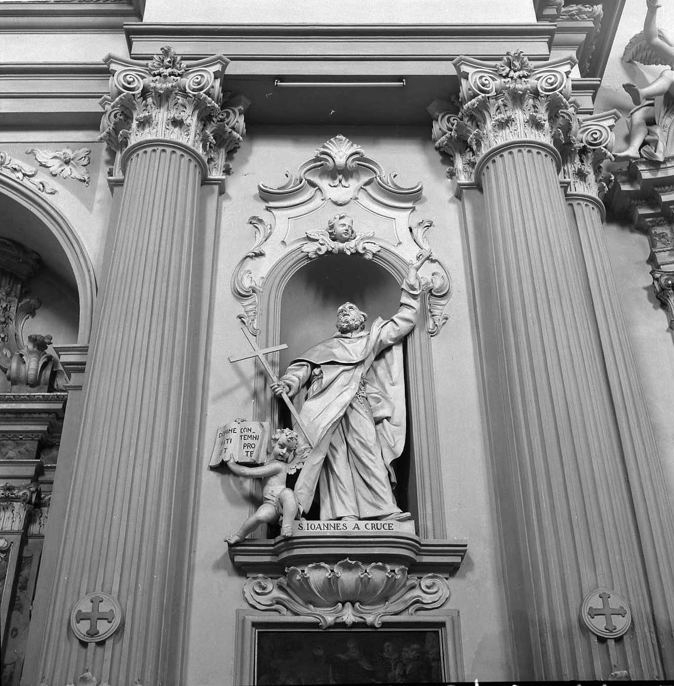 san Giovanni della Croce (scultura) di Scandellari Filippo (sec. XVIII)