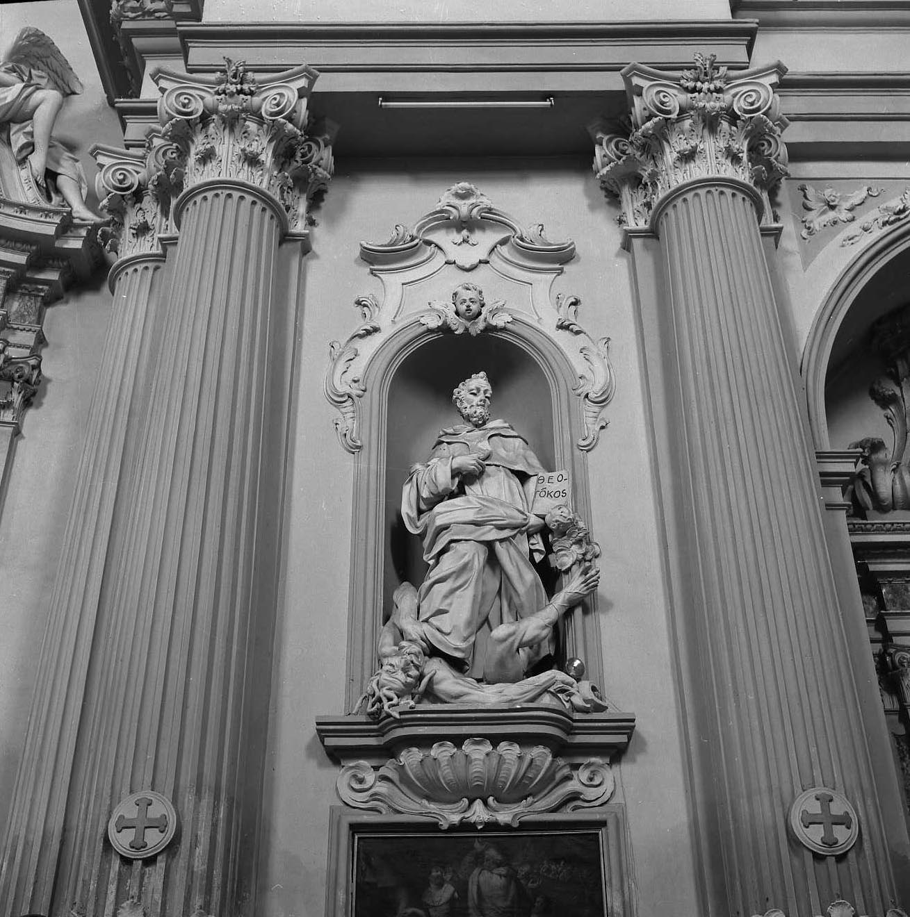 san Cirillo (scultura) di Scandellari Filippo (sec. XVIII)