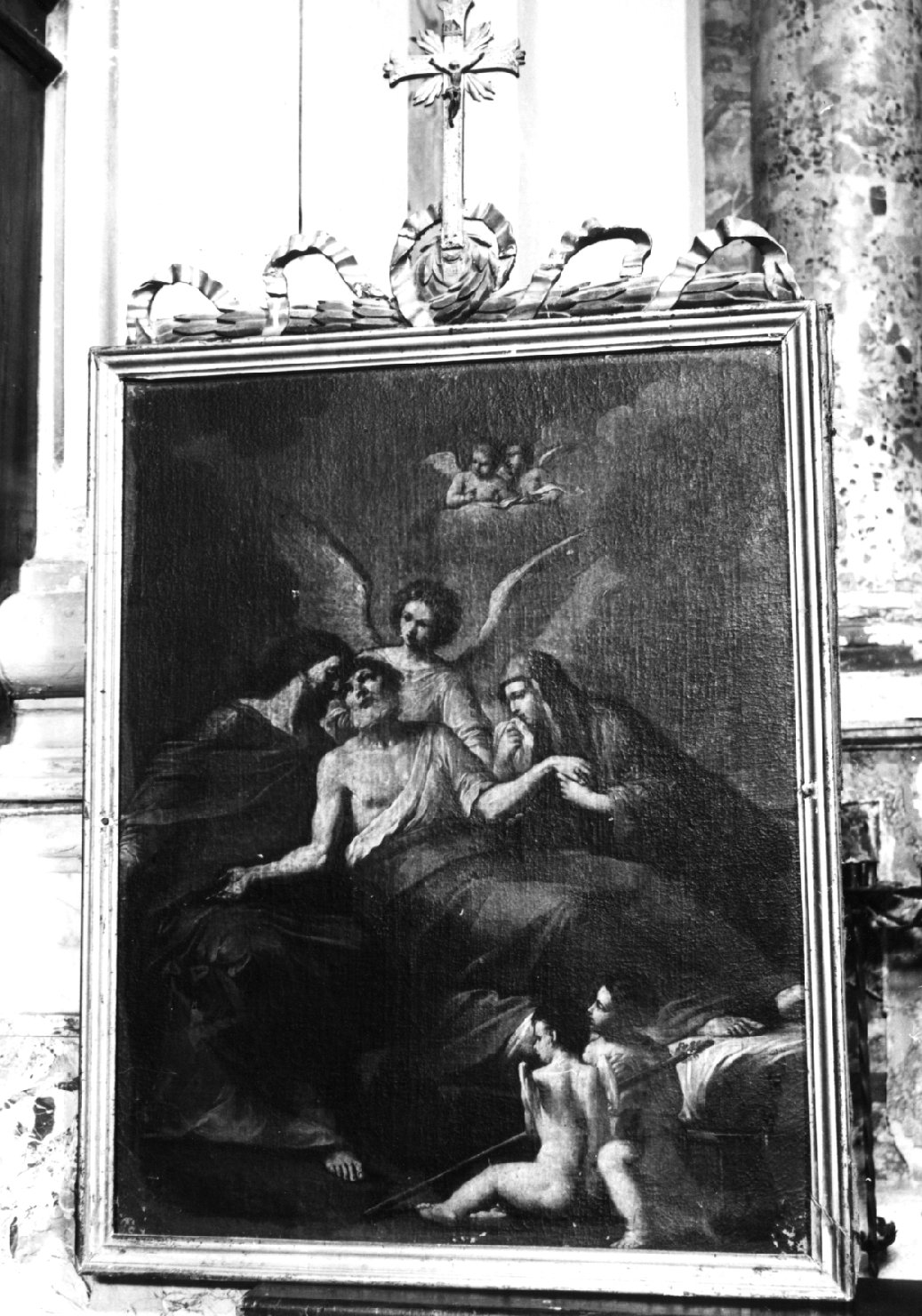 morte di San Giuseppe (dipinto) - ambito bolognese (seconda metà sec. XVIII)