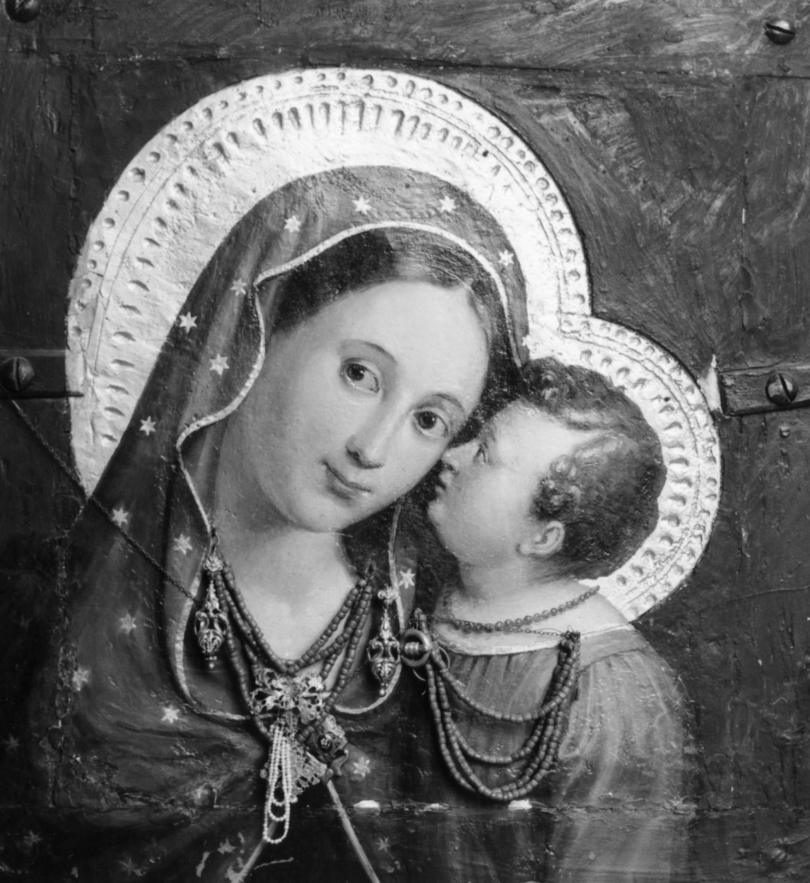 Madonna della Cintura (o della Consolazione), Madonna con Bambino (dipinto) - ambito emiliano-romagnolo (sec. XV, sec. XIX)