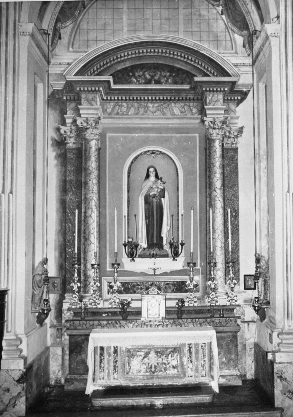 ancona d'altare (decorazione pittorica) di Dalla Nave Alessandro (maniera) (sec. XVIII)