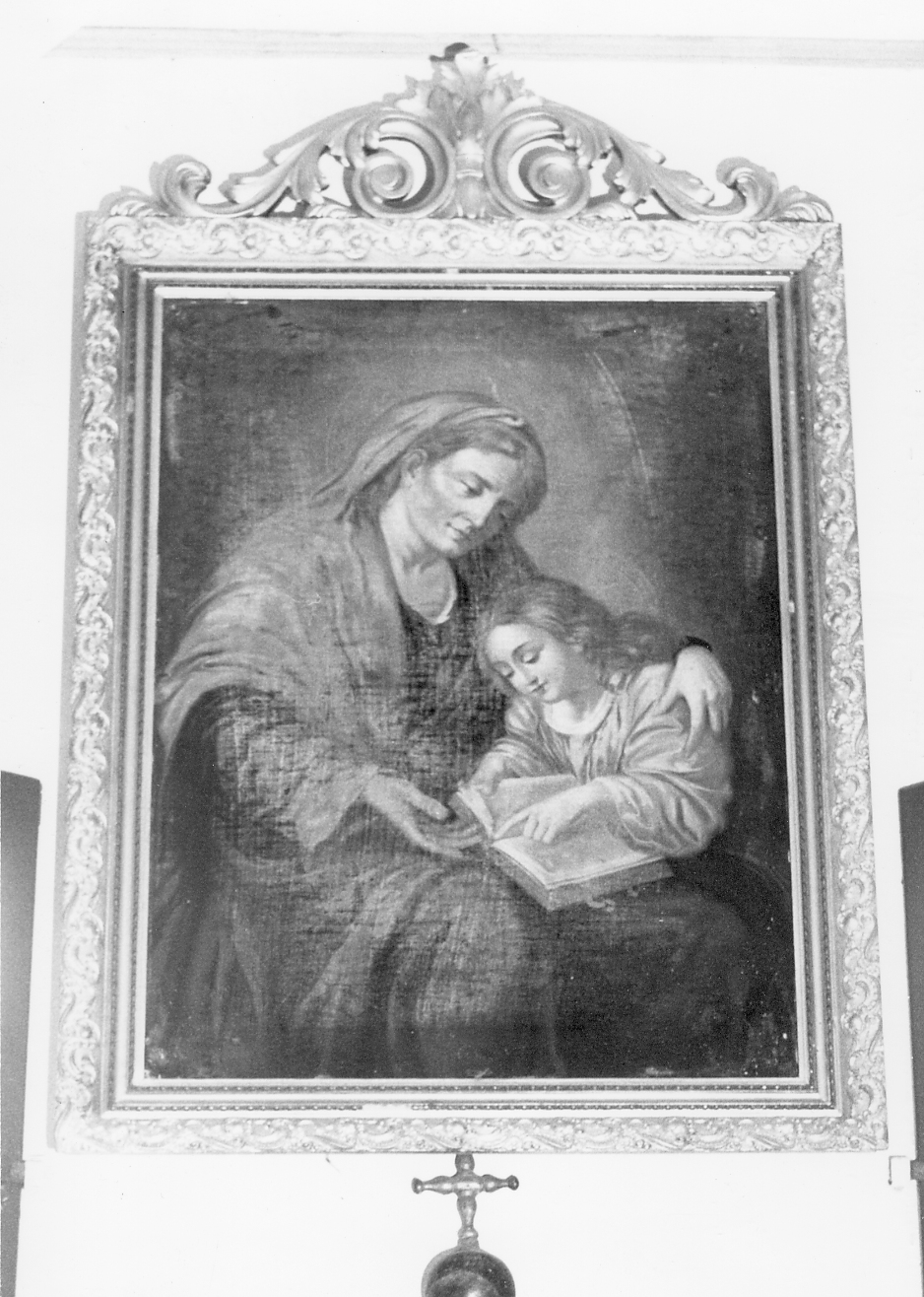 lettura della Vergine bambina (dipinto) - ambito emiliano-romagnolo (prima metà sec. XIX)