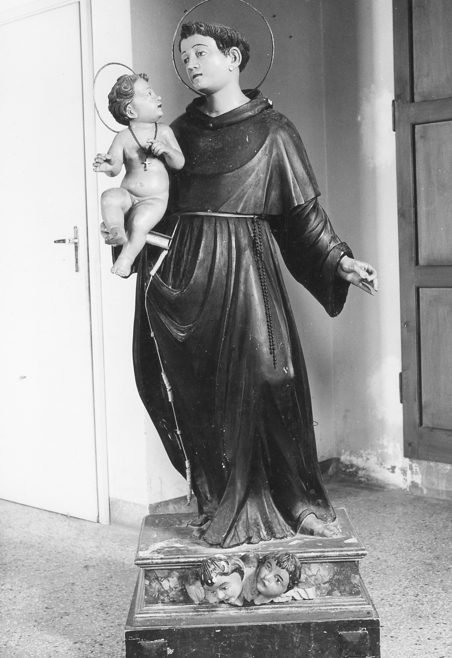 Sant'Antonio da Padova (scultura) - bottega romagnola (prima metà sec. XVIII)
