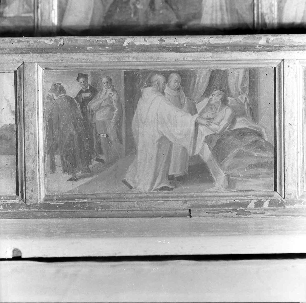 storie di San Bernardo di Chiaravalle (dipinto, elemento d'insieme) di Rocchetti Marcantonio (secc. XVI/ XVII)