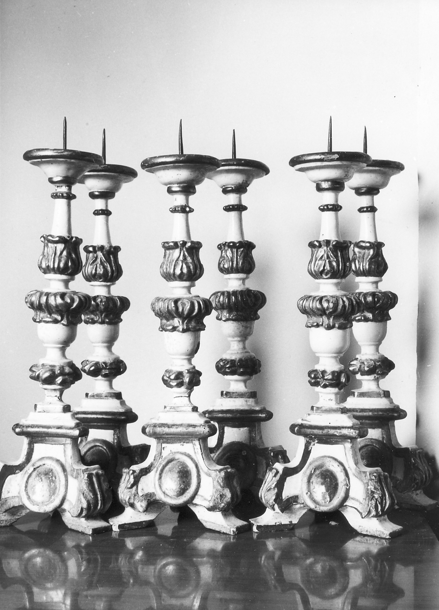 candeliere - bottega italiana (sec. XVII)